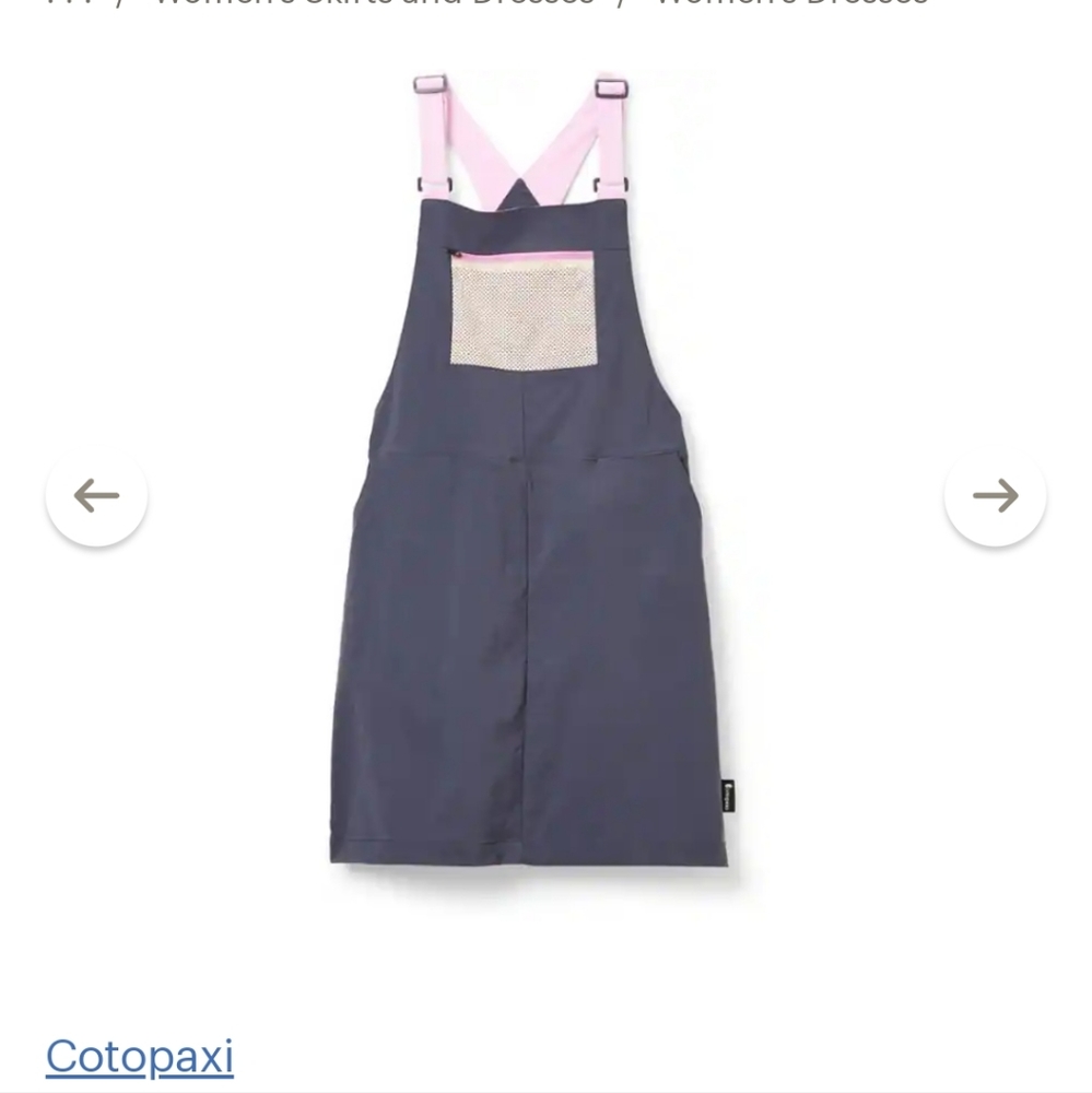 Cotopaxi Tolima Overall Dress women's medium grafite